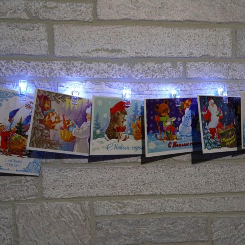 Светодиодная гирлянда Feron Прищепки USB белый без мерцания CL574 41653, купить в Минске по самой низкой цене