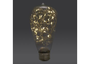 Лампа светодиодная Feron E27 3W 2700K прозрачная LB-380 41674