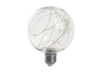 Лампа светодиодная Feron E27 3W RGB прозрачная LB-382 41678