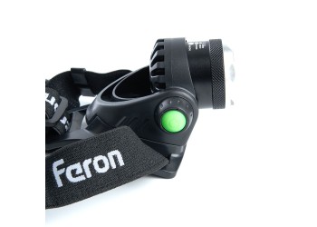 Налобный светодиодный фонарь Feron TH2305 аккумуляторный 80х75 300 лм 41709