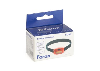 Налобный светодиодный фонарь Feron TH2307 на батарейках 70х40 150 лм 41711