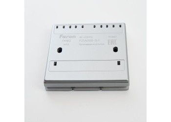 Выключатель трехклавишный беспроводной Feron Smart серебро TM83 41721