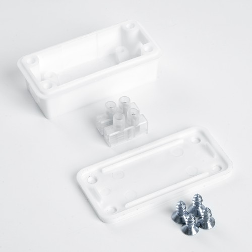 LD271 Коннектор соединительный для Белт-лайт, белый, купить в Минске по самой низкой цене