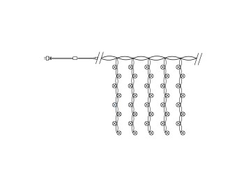 Уличная светодиодная гирлянда Feron Занавес 230V мультиколор CL18 48172