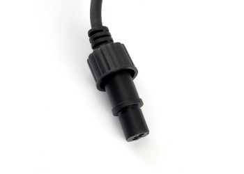 Сетевой шнур для гирлянд 3м, 2*0,5мм2, IP44, черный, DM403