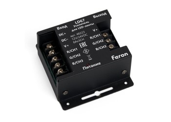 Усилитель для светодиодной ленты Feron RGB 24А12-24V LD67 48223
