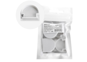 Заглушка без отверстия для профиля CAB283, LD382 (комплект 4шт)