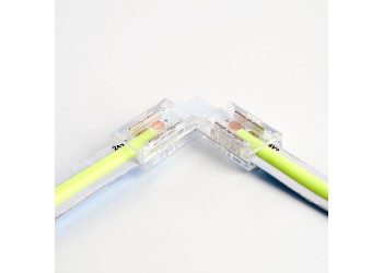 Соединитель угловой 10мм для ленты COB LS530, LD178