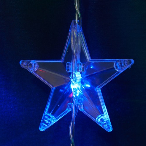 Светодиодная гирлянда Feron Занавес Звездочки 230V разноцветная 8 режимов CL25 48609, купить в Минске по самой низкой цене