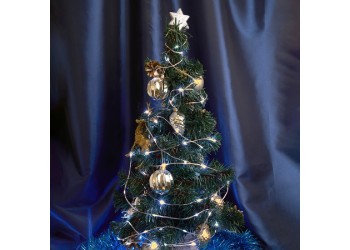 Светодиодная гирлянда Feron Линейная Роса 230V 2700K теплый белый 8 режимов CL577 48616