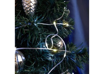 Светодиодная гирлянда Feron Линейная Роса 230V 2700K теплый белый 8 режимов CL579 48622