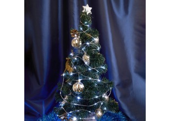 Светодиодная гирлянда Feron Линейная Роса 230V 5000K холодный белый 8 режимов CL579 48623