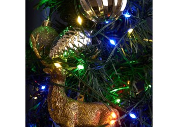 Светодиодная гирлянда Feron Линейная Нить 230V разноцветная 8 режимов CL582 48633