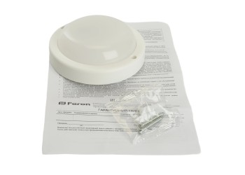 Светильник светодиодный пылевлагозащищённый с оптико- акустическим датчиком Feron AL3008 в пластиковом корпусе 8W 4000K 220V IP65 белый 48996