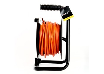 Удлинитель на катушке Feron Stekker Standart 4 гнезда с/з ПВСбм 3*1 50м STD01-40-50 49391