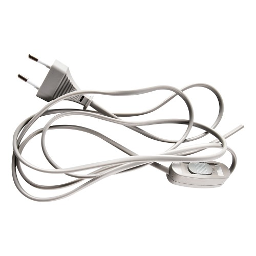 Сетевой шнур с выключателем, 230V 1,9м серый, KF-HK-1-2, купить в Минске по самой низкой цене