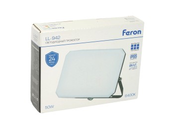 Светодиодный прожектор Feron LL-942 50W 6400K 51045