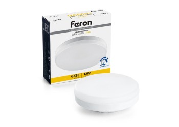 Лампа светодиодная диммируемая Feron GX53 12W 2700K матовая LB-456 51064