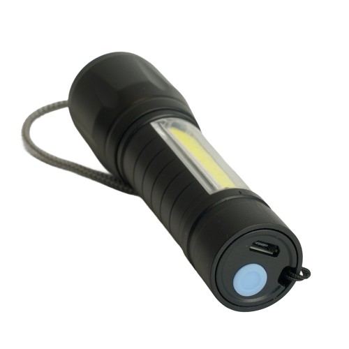 Фонарь ручной Feron TH2408 с аккумулятором USB ZOOM 51118, купить в Минске по самой низкой цене