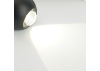 Светодиодный светильник стационарный Feron AL51 2*1W 4000K черный 51130