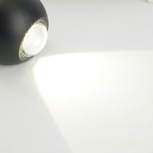 Светодиодный светильник стационарный Feron AL51 2*1W 4000K черный 51130, купить в Минске по самой низкой цене