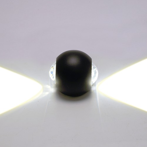 Светодиодный светильник стационарный Feron AL51 2*1W 4000K черный 51130, купить в Минске по самой низкой цене