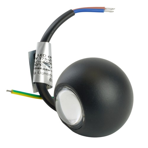 Светодиодный светильник стационарный Feron AL51 2*1W 4000K черный 51130, купить в Минске по самой низкой цене