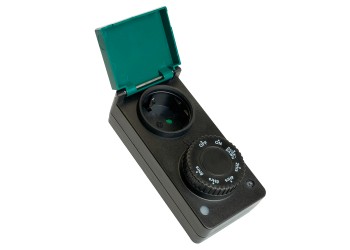 Розетка с таймером (с датчиком освещенности) Feron TM29 суточная мощность 2300W/10A IP44 51434