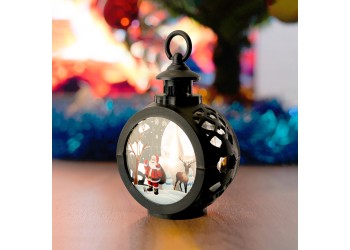 Световая фигура Свеча "Сказочный лес" 1LED (батарейки в компл), 12см, черный, LT127