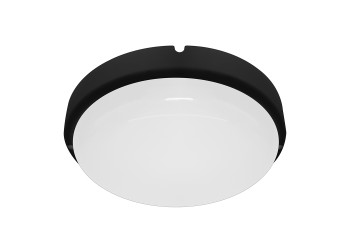 Светильник светодиодный пылевлагозащищённый Feron AL3005 в пластиковом корпусе 12W 6500K 220V IP65 черный 51470