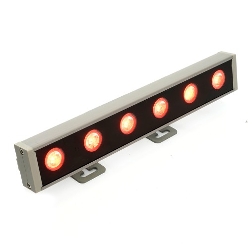 LL-893 Светодиодный линейный прожектор для подсветки стен, красный, 250*40*25mm, 6W DC24V, IP65 51567, купить в Минске по самой низкой цене