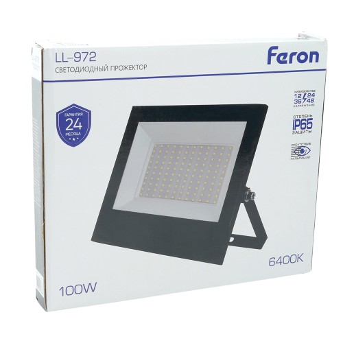 Светодиодный прожектор Feron LL-922 IP65 100W 6400K, купить в Минске по самой низкой цене