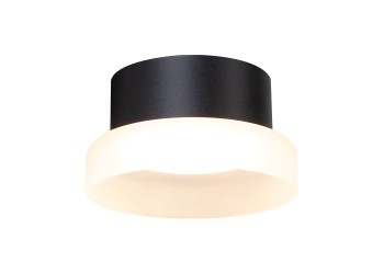 Светильник потолочный Feron HL460 Barrel OPAL 12W, 230V, GX53, черный