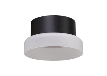 Светильник потолочный Feron HL460 Barrel OPAL 12W, 230V, GX53, черный