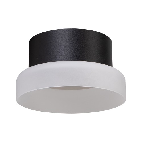 Светильник потолочный Feron HL460 Barrel OPAL 12W, 230V, GX53, черный, купить в Минске по самой низкой цене