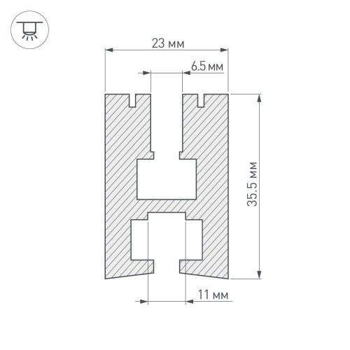 Профиль Arlight EX-2000 013208, купить в Минске по самой низкой цене