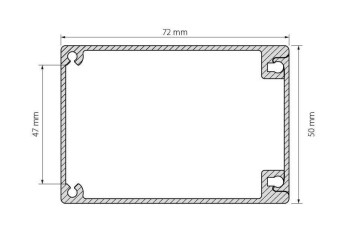 Профиль Arlight BOX72-2000 ANOD 017357