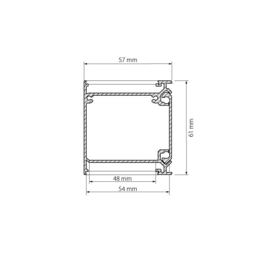 Профиль Arlight BOX57-DUAL-2000 ANOD 017359, купить в Минске по самой низкой цене