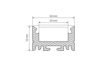 Профиль Arlight ARH-LINE-1726-2000 ANOD 018674