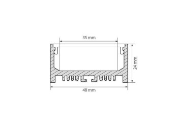 Профиль Arlight ARH-LINE-2448-2000 ANOD 018684
