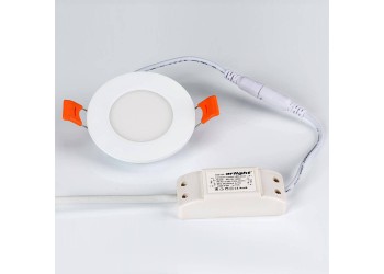 Встраиваемый светодиодный светильник Arlight DL-85M-4W Warm White 020104