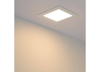 Встраиваемый светодиодный светильник Arlight DL-120x120M-9W Warm White 020127