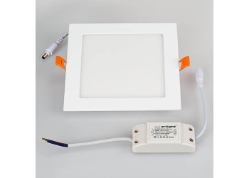 Встраиваемый светодиодный светильник Arlight DL-172x172M-15W White 020131