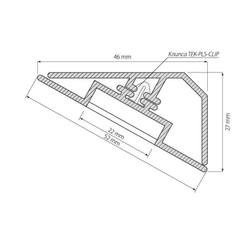 Профиль Arlight KLUS-LOCK-FM-BASE-2000 ANOD 020909, купить в Минске по самой низкой цене