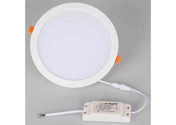 Встраиваемый светодиодный светильник Arlight DL-BL225-24W Warm White 021444