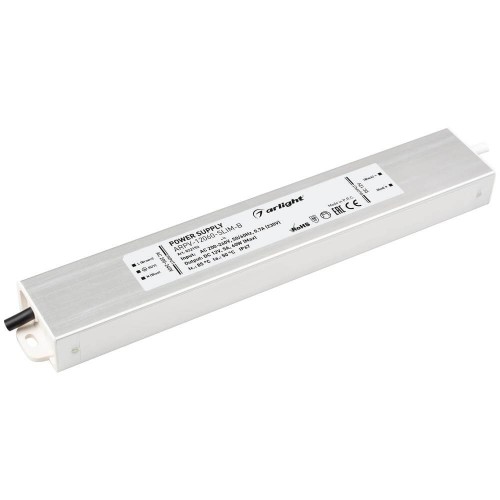 Блок питания Arlight ARPV-12060-Slim-B 12V 60W IP67 5A 022192, купить в Минске по самой низкой цене