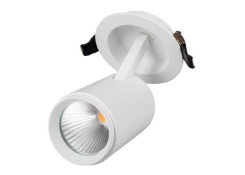 Встраиваемый светодиодный спот Arlight LGD-678WH-9W White 25deg 022243