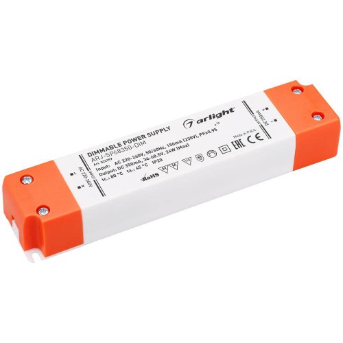 Драйвер Arlight ARJ-SP68350-DIM 34-68,5V 24W IP20 0,35A 022297, купить в Минске по самой низкой цене
