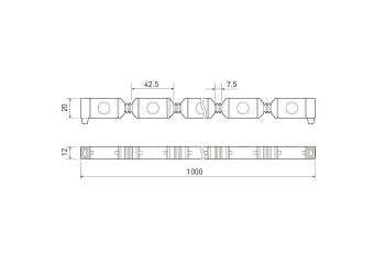 Прожектор светодиодный Arlight 18W 6000K AR-FLB-Flex-1000-18W-220V White 30deg 022591