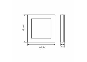 Светодиодная панель Arlight IM-S600x600-40W Day4000 023145(2)